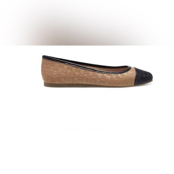 INC Brown Jenaya Square Toe Slip On Flats Shoes - Picture 2 of 6